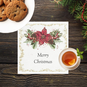 Servilleta De Papel Servilletas de Navidad Brillantes