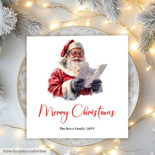 Servilleta De Papel Servilletas de Navidad de Papá Noel cálidas y mode