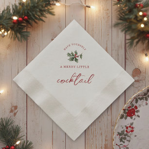 Servilleta De Papel Servilletas de Navidad para Cóctel Alegre