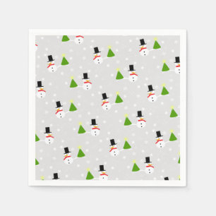 Servilleta De Papel Servilletas de Navidad para Fiesta de Muñeco de Ni