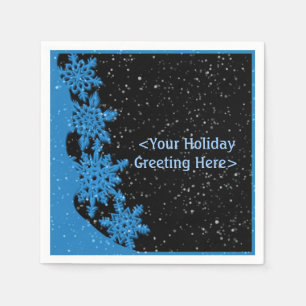 Servilleta De Papel Servilletas de Navidad personalizadas de copos de 