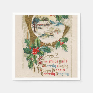 Servilleta De Papel Servilletas de Navidad Vintage