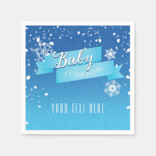 Servilleta De Papel Servilletas de Navidad y vacaciones Baby it's Cold