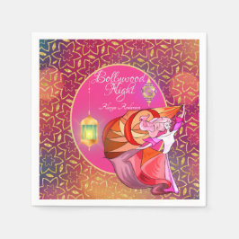 Servilleta De Papel Servilletas de Noche de Bollywood - Personalizadas