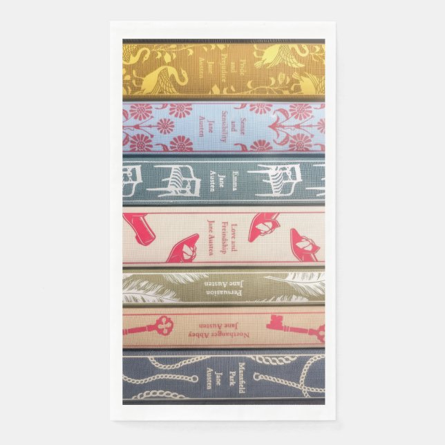 Servilleta De Papel Servilletas de Novelas de Jane Austen (Anverso)