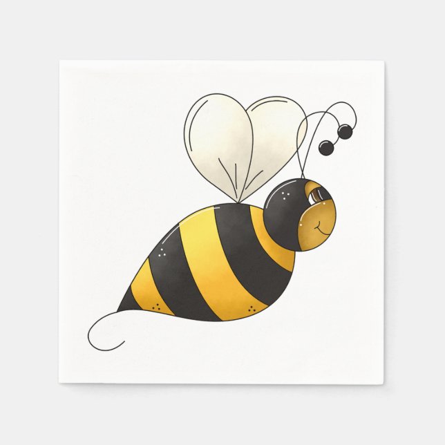 Servilleta De Papel Servilletas de papel Abeja Rolliza (Anverso)