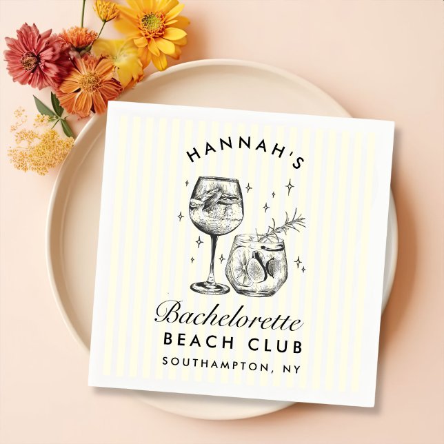 Servilleta De Papel Servilletas de papel amarillas para despedida de s (Subido por el creador)