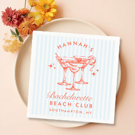 Servilleta De Papel Servilletas de papel azules para despedida de solt