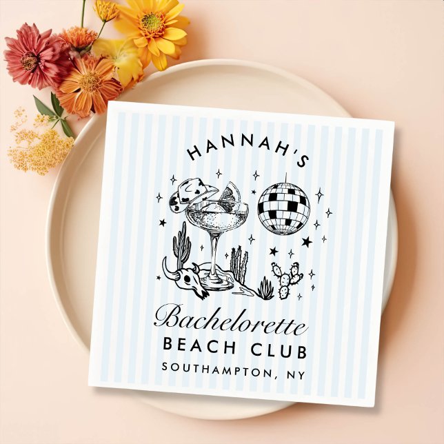 Servilleta De Papel Servilletas de papel azules para despedida de solt (Subido por el creador)