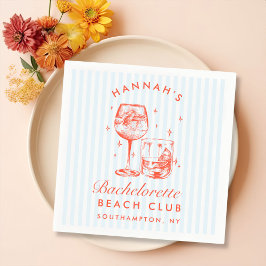 Servilleta De Papel Servilletas de papel azules para despedida de solt