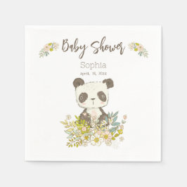 Servilleta De Papel Servilletas de papel Baby Shower Panda