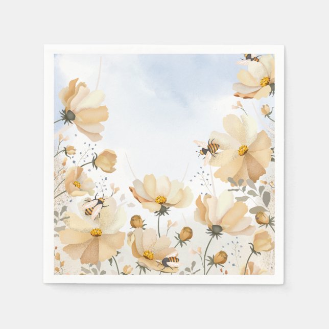 Servilleta De Papel Servilletas de papel Bee's Meadow (Anverso)