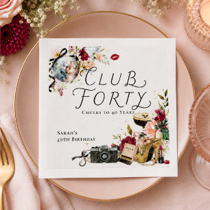 Servilleta De Papel Servilletas de papel Club Forty Garden Disco