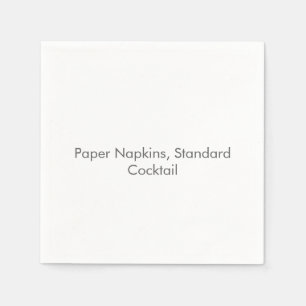 Servilleta De Papel Servilletas de papel, cóctel estándar
