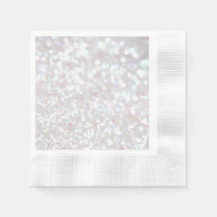 Servilleta De Papel Servilletas de papel con destellos blancos