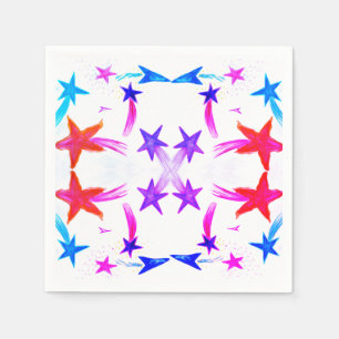 Servilleta De Papel Servilletas de papel con estrellas