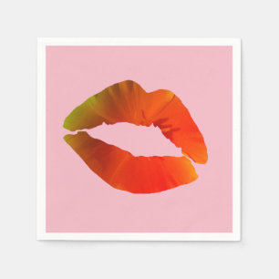 Servilleta De Papel Servilletas de papel con labios