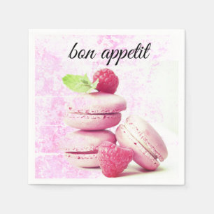 Servilleta De Papel servilletas de papel con macarones franceses