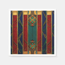 Servilleta De Papel Servilletas de papel con patrón afrocentrico