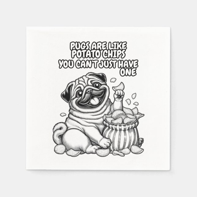 Servilleta De Papel servilletas de papel con puré y papas fritas (Anverso)