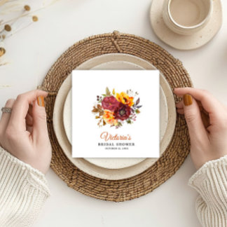 Servilleta De Papel Servilletas de papel con tema de otoño, cóctel est