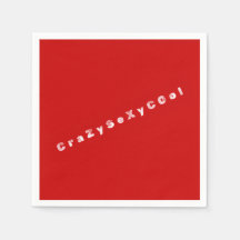 Servilletas de papel CrazySexyCool