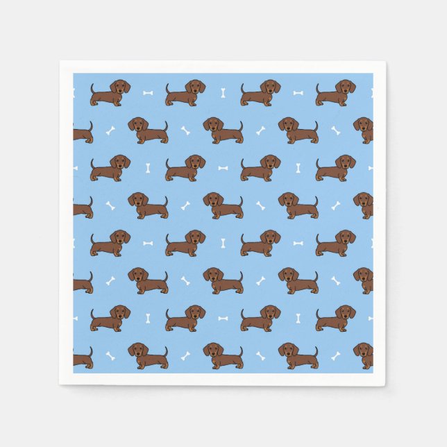 Servilleta De Papel Servilletas de papel Dachshund, Suministros para f (Anverso)