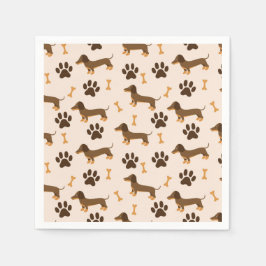 Servilleta De Papel Servilletas de papel Dachshund, Suministros para f