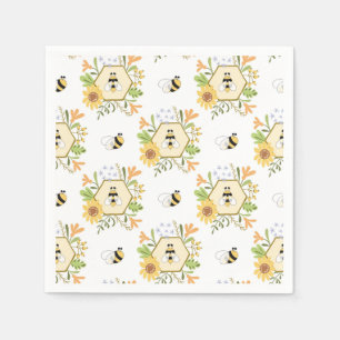 Servilleta De Papel Servilletas de papel de abeja, fiesta de baby show
