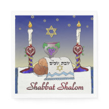 Servilletas de papel de arte de impresión Judaica