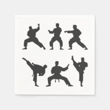 Servilletas de Papel de Artes Marciales, Fiesta de
