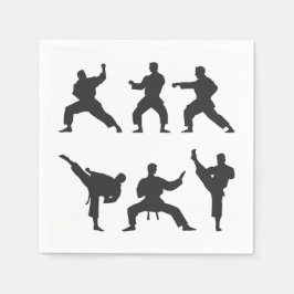 Servilleta De Papel Servilletas de Papel de Artes Marciales, Fiesta de