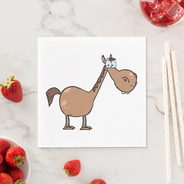 Servilleta De Papel Servilletas de papel de caballo de dibujos animado (Subido por el creador)