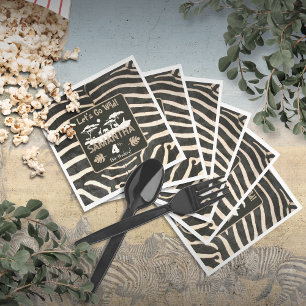 Servilleta De Papel Servilletas de papel de cumpleaños con estampado d