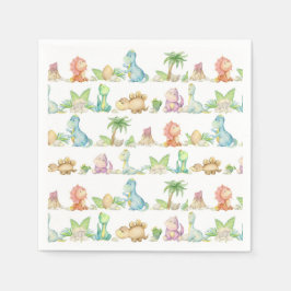 Servilleta De Papel Servilletas de papel de dinosaurio, suministros pa