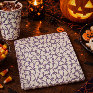 Servilleta De Papel Servilletas de papel de fantasma lindo de Hallowee