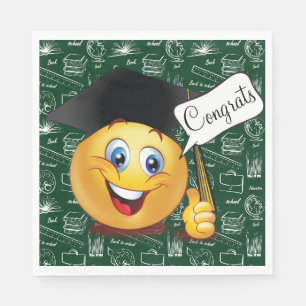 Servilleta De Papel Servilletas de papel de felicitación de graduación