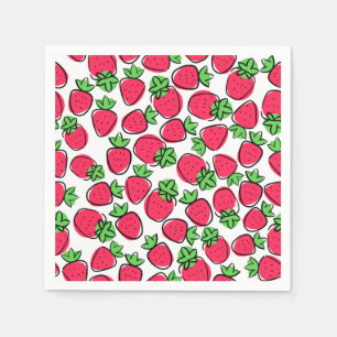 Servilleta De Papel Servilletas de papel de fresa, Fiesta de frutas de