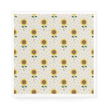 Servilletas de papel de girasol