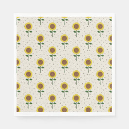 Servilleta De Papel Servilletas de papel de girasol