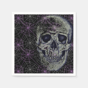 Servilleta De Papel Servilletas de papel de Halloween-Calavera Servill