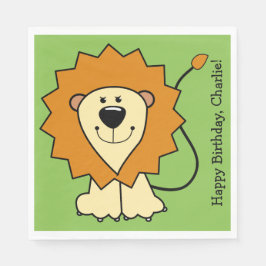 Servilleta De Papel servilletas de papel de ilustracion de león person