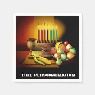 Servilleta De Papel Servilletas de papel de Kwanzaa