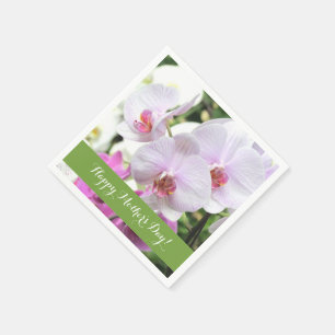 Servilleta De Papel Servilletas de papel de las orquídeas