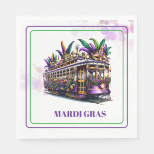 Servilleta De Papel Servilletas de papel de Mardi Gras