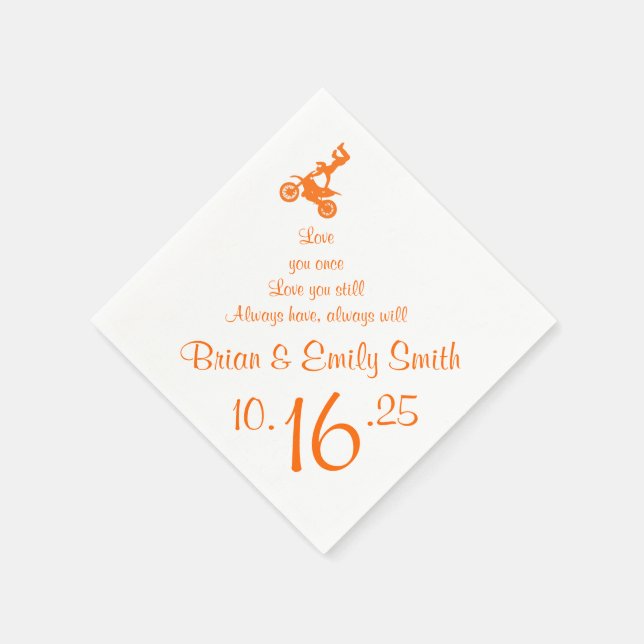 Servilleta De Papel servilletas de papel de motocross para naranja de  (Borde)