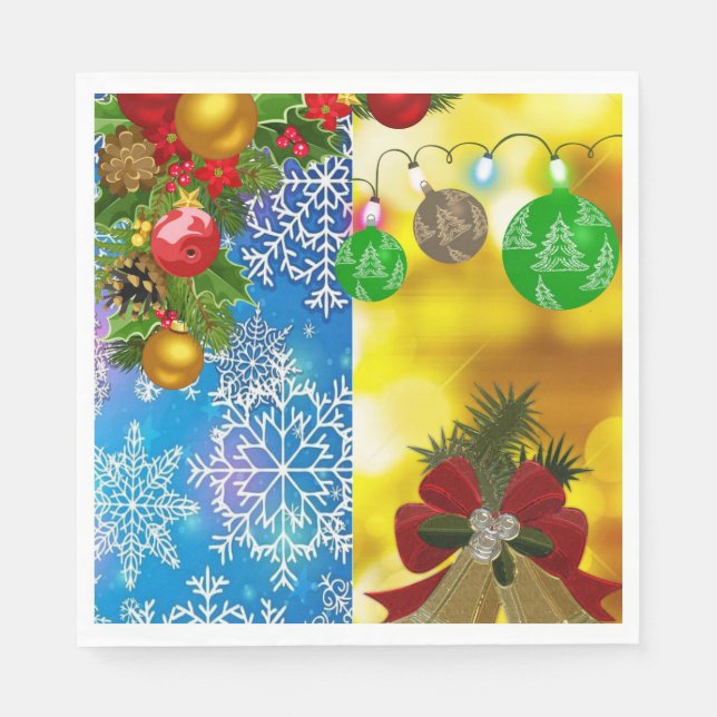 Servilleta De Papel Servilletas de papel de Navidad (Anverso)