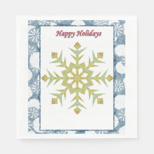 Servilleta De Papel Servilletas de papel de Navidad, Felices Fiestas