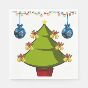 Servilleta De Papel Servilletas de papel de Navidad, Feliz Navidad