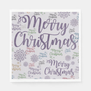 Servilleta De Papel Servilletas de papel de Navidad, Feliz Navidad